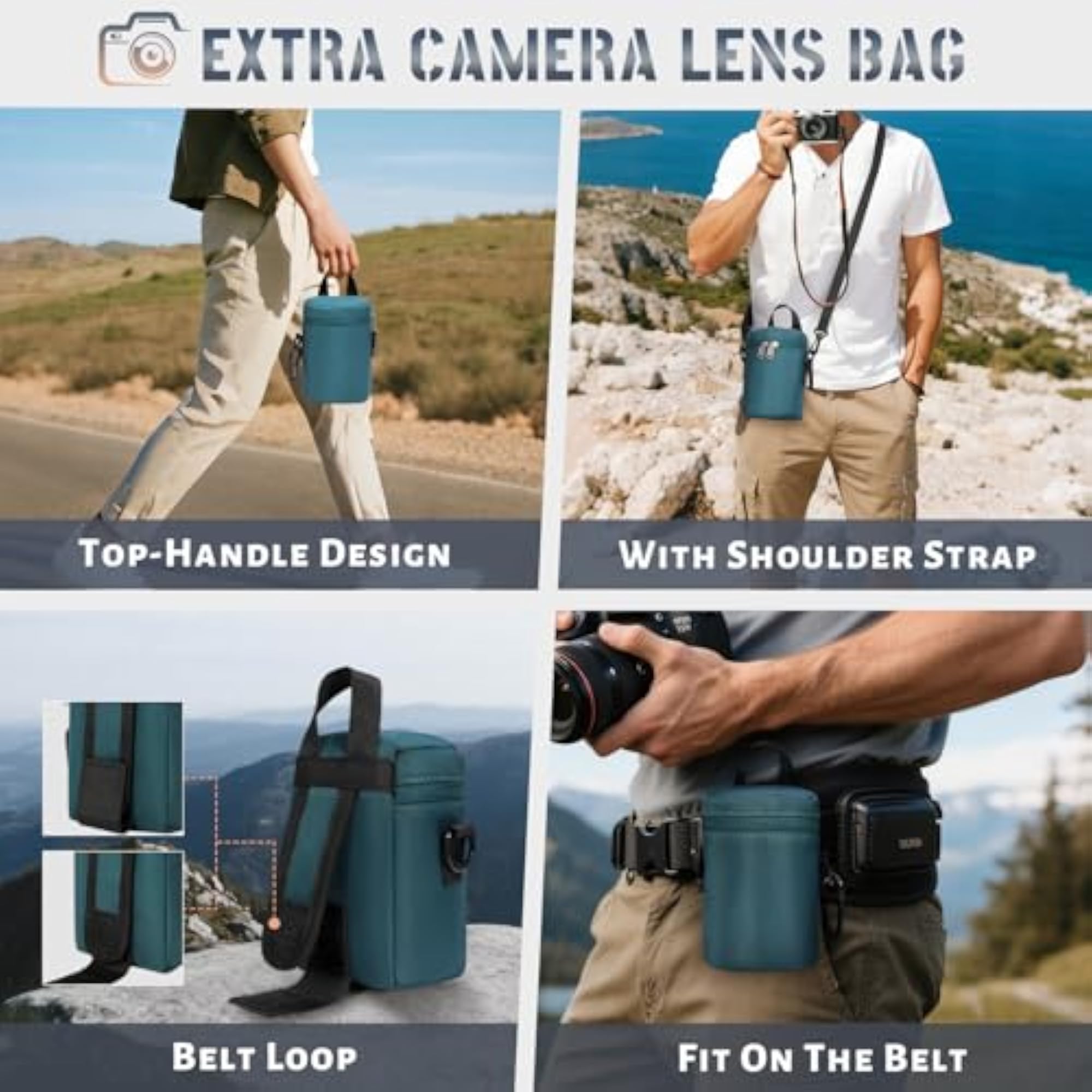 Waterproof DSLR Camera Backpack Case for Photographers